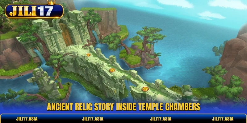 Ancient relic story inside temple chambers
