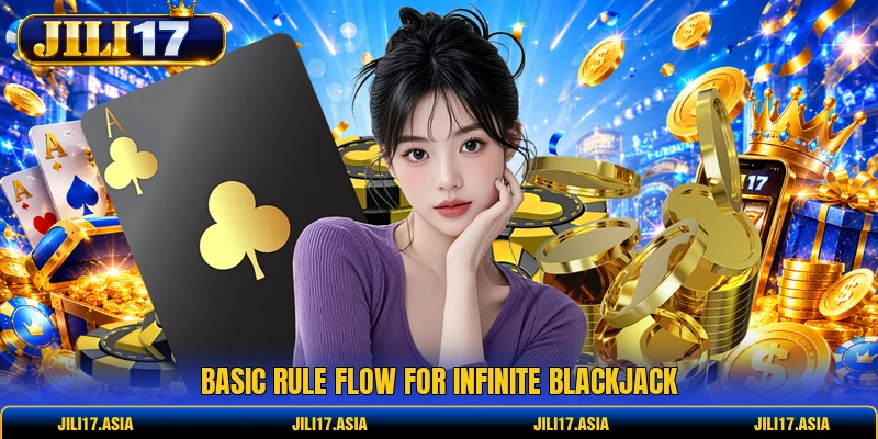 Basic rule flow for Infinite Blackjack