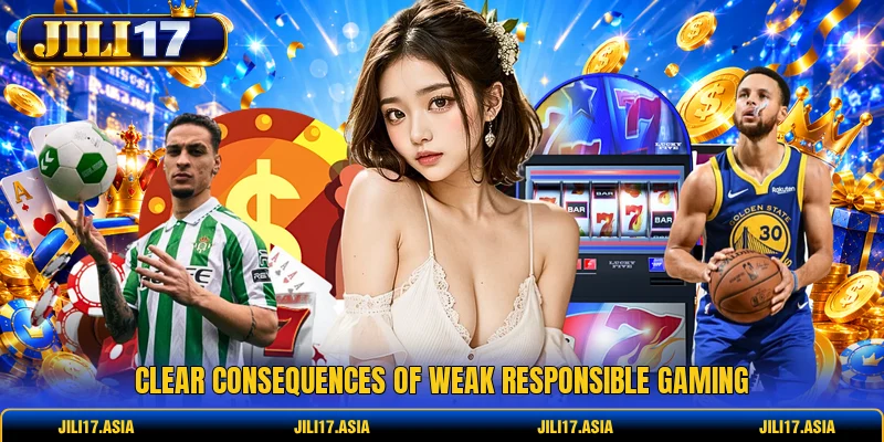 Clear consequences of weak responsible gaming