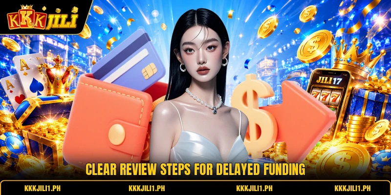 Clear review steps for delayed funding