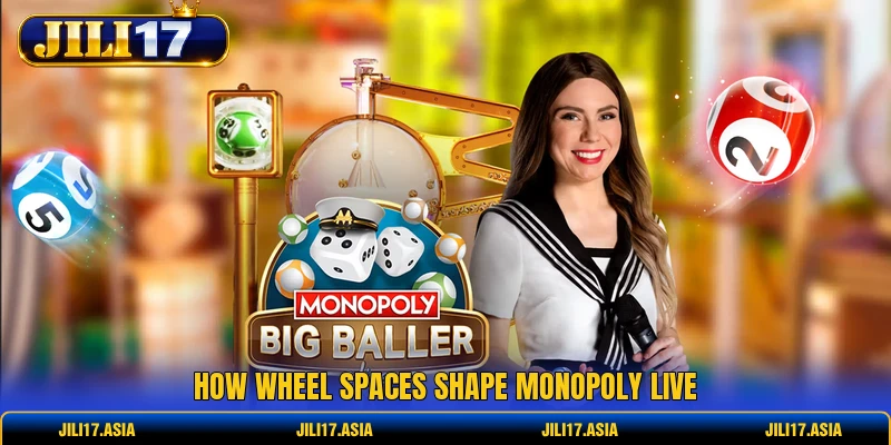 How wheel spaces shape Monopoly Live