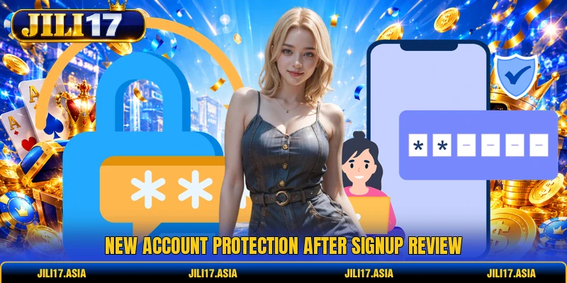 New account protection after signup review