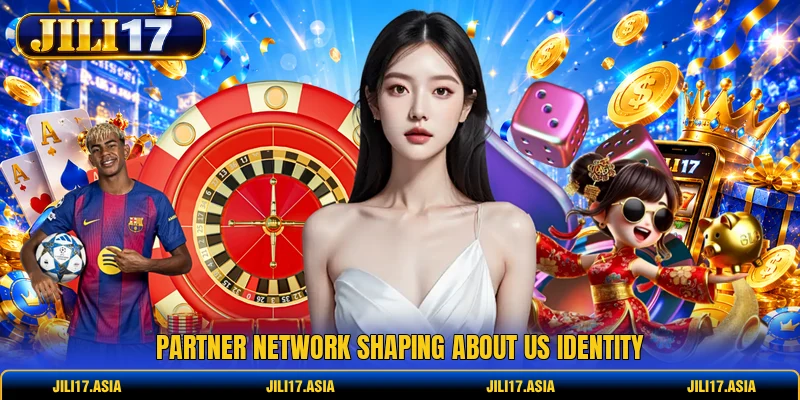 Partner network shaping about us identity