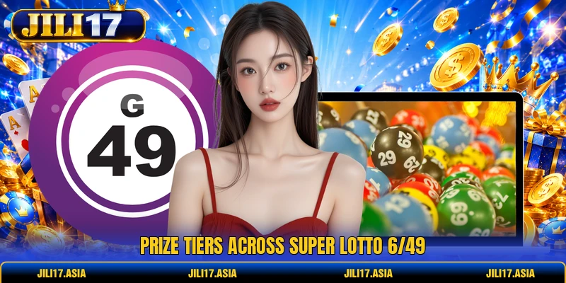 Prize tiers across Super Lotto 6/49