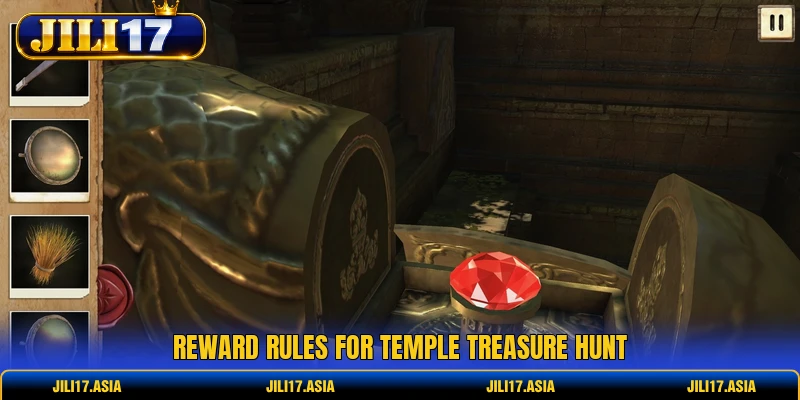 Reward rules for Temple Treasure Hunt