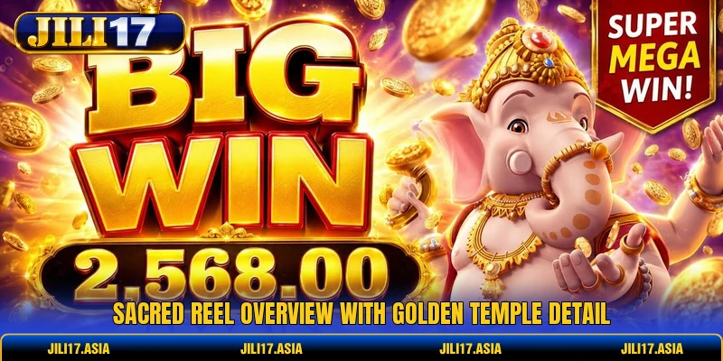 Sacred reel overview with golden temple detail