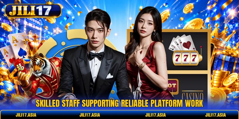 Skilled staff supporting reliable platform work
