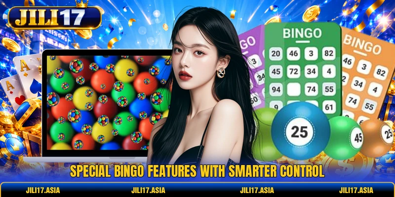 Special bingo features with smarter control