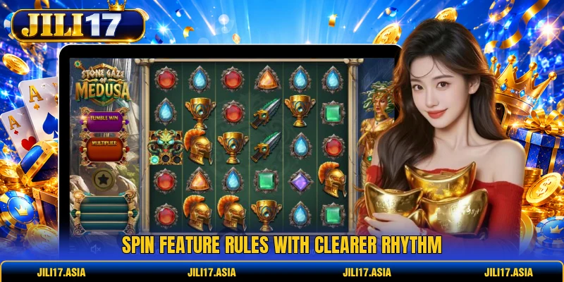 Spin feature rules with clearer rhythm