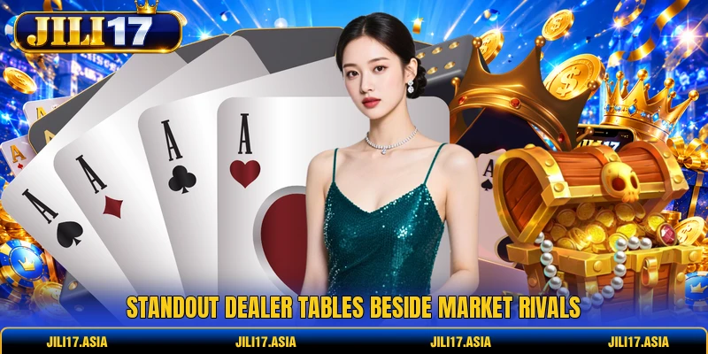 Standout dealer tables beside market rivals