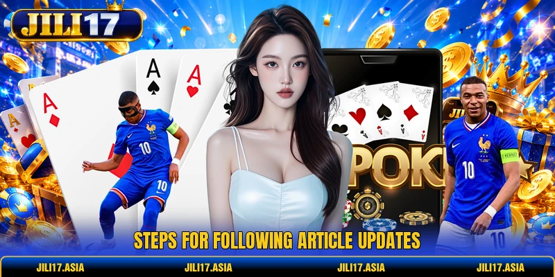 Steps for following article updates