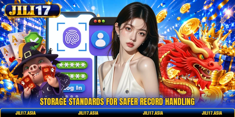 Storage standards for safer record handling