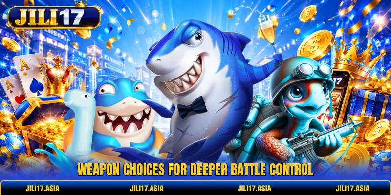 Weapon choices for deeper battle control